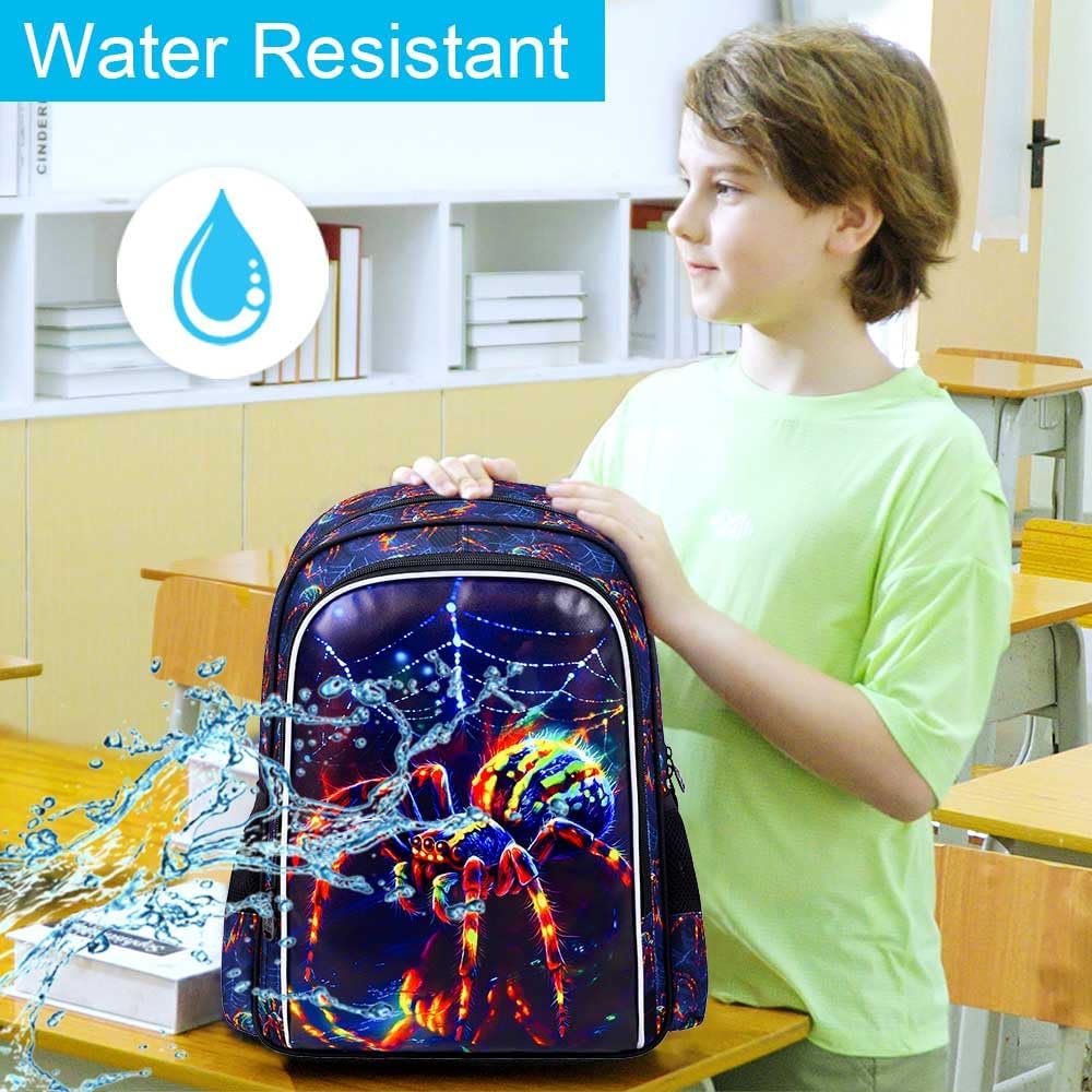 AGSDON 3PCS Backpack for Boys, 16" Kids Bookbag Set for Elementary Preschool Kindergarten, School Bag with Lunch Box - Image 6