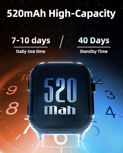 Miniatura 7 de Parsonver GPS Smart Watch for Men Women, Built-in GPSCompassFlashlightBluetooth Calls, 10-Day Battery Fitness Tracker 100+ Sports, Heart Rate, Sleep