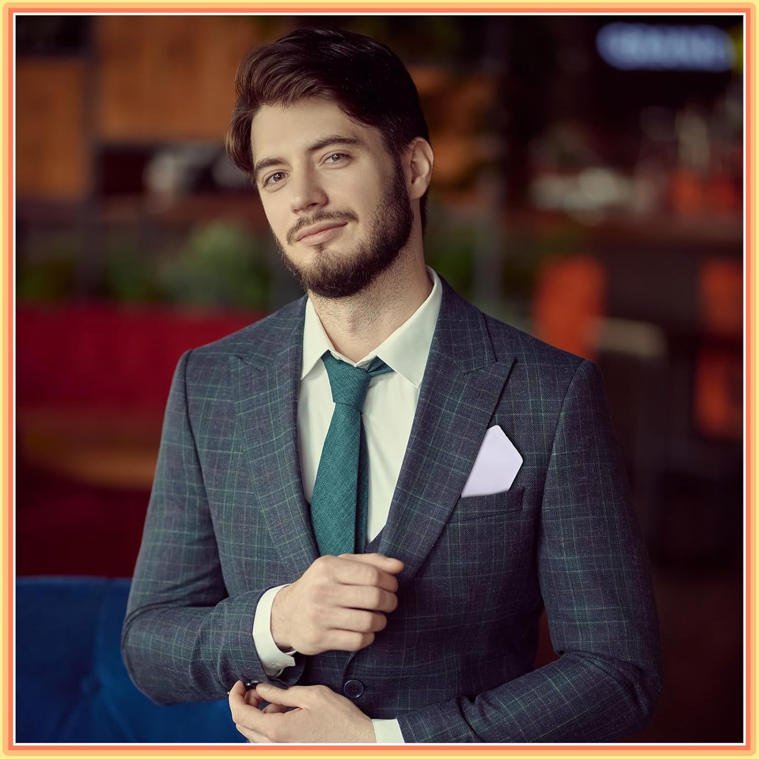 Leinuosen White Cotton Handkerchiefs for Men Classic Hankies Pocket Square Towel Small Size for Tie Dye Tea Parties - Image 3