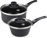 Vista 11 de GreenLife Soft Grip - Juego de cacerolas de 1 cuarto de galón y 2 cuartos de galón, antiadherente cerámico saludable, no tóxico, libre de PFAS, apto