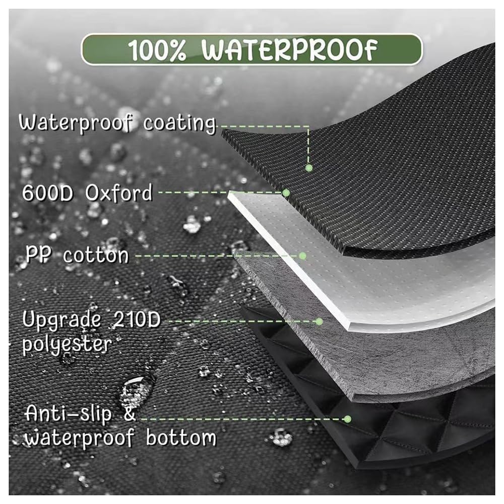 Funda para Maletero de Coche para Perros, para Skoda Karoq/2017-2024, con Parachoques y Protección Lateral