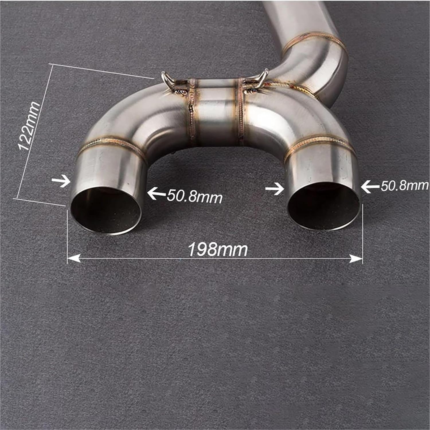 Exhaust Connect For FZ6 FZ6N FZ6S 2004-2009 Exhaust Pipe Set Kit