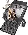 XXL Stainless Steel Litter Box with Lid - product image