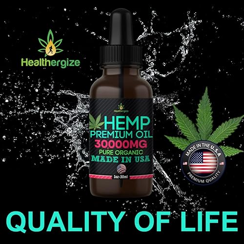 Miniatura 7 de Aceite de cáñamo, paquete de 3 unidades de aceite de semilla de cáñamo de alta potencia, fabricado en Estados Unidos, extracto orgánico, beneficios