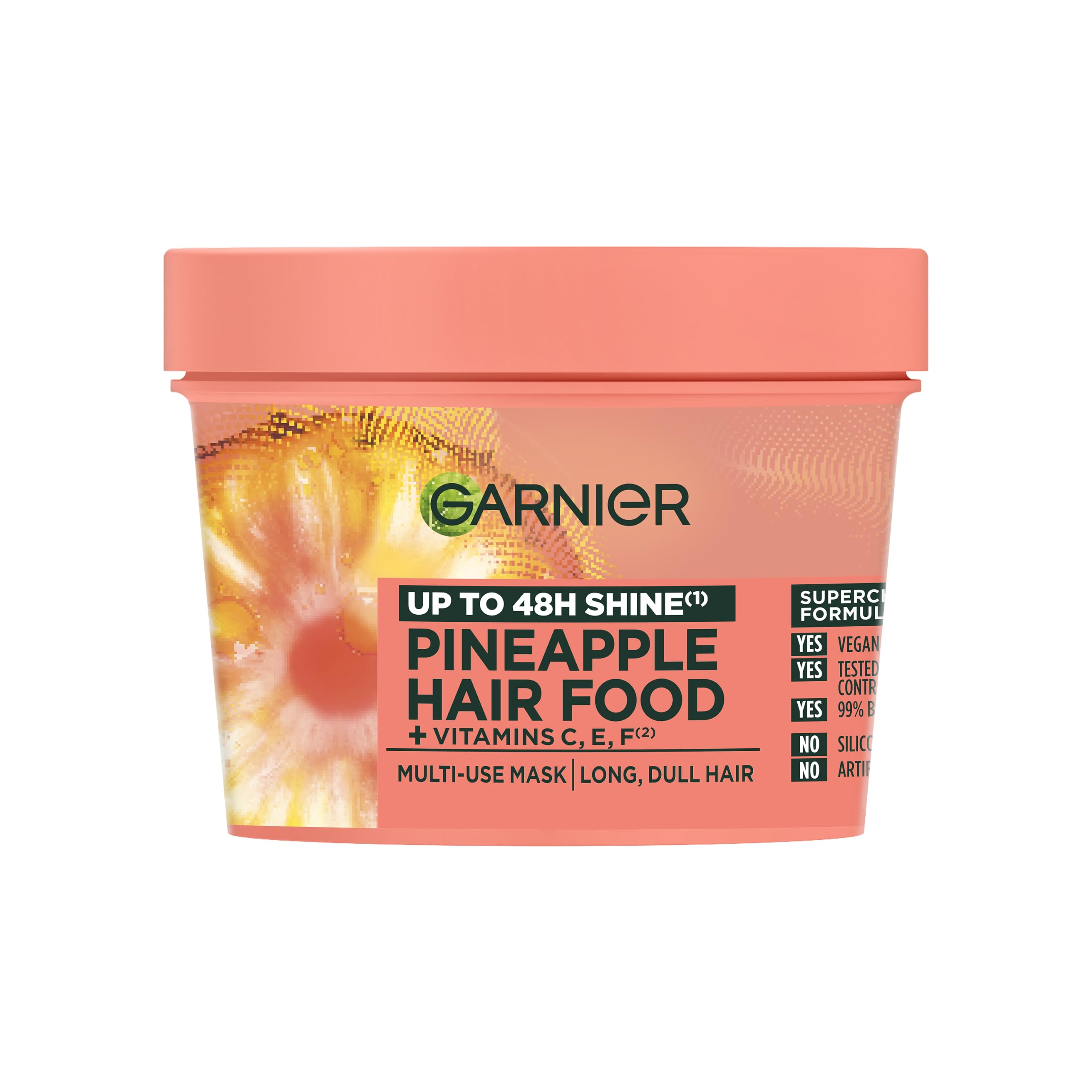 Garnier Hair Food Multi-use, 3-in-1 Hair Treatment Mask, Pineapple, 400ml