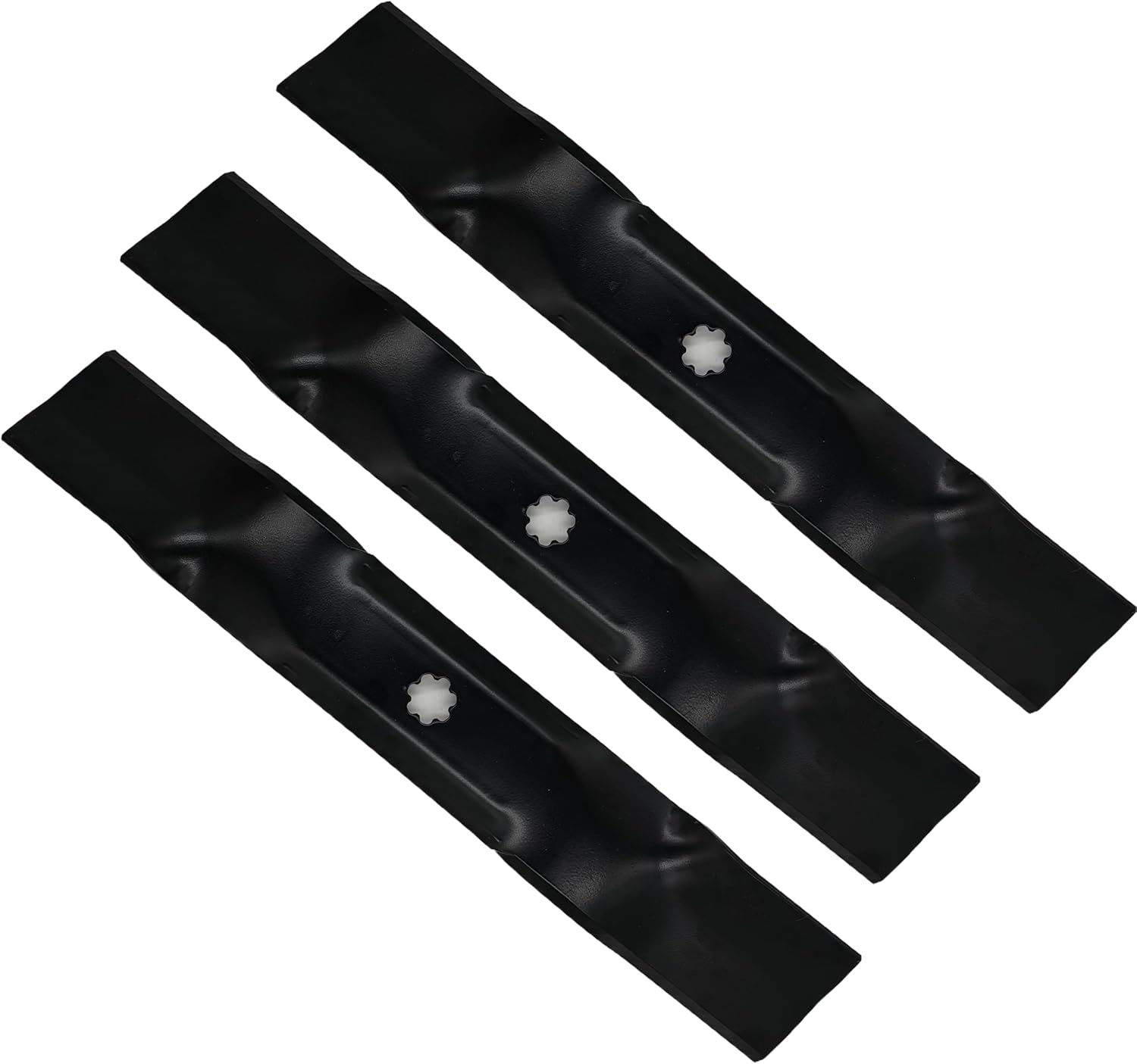 3PCS Lawn Mower Blades Replace for John DE-ERE AM137757 AM141035, GX21784 GY20852 Windsor 50-2081 MTD CUB CA-DET Troy-BILT 11595 11596 212-0457 302-440 690-120-0049