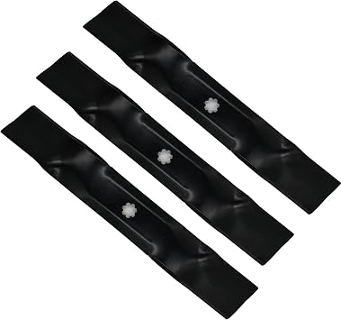 3PCS Lawn Mower Blades Replace for John DE-ERE AM137757 AM141035, GX21784 GY20852 Windsor 50-2081 MTD CUB CA-DET Troy-BILT 11595 11596 212-0457 302-440 690-120-0049