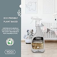 Vista 2 de WOCA Denmark - Aerosol de jabón refrescante con aceite - Blanco - Rejuvenecedor de madera para uso en superficies de madera con acabado aceitado