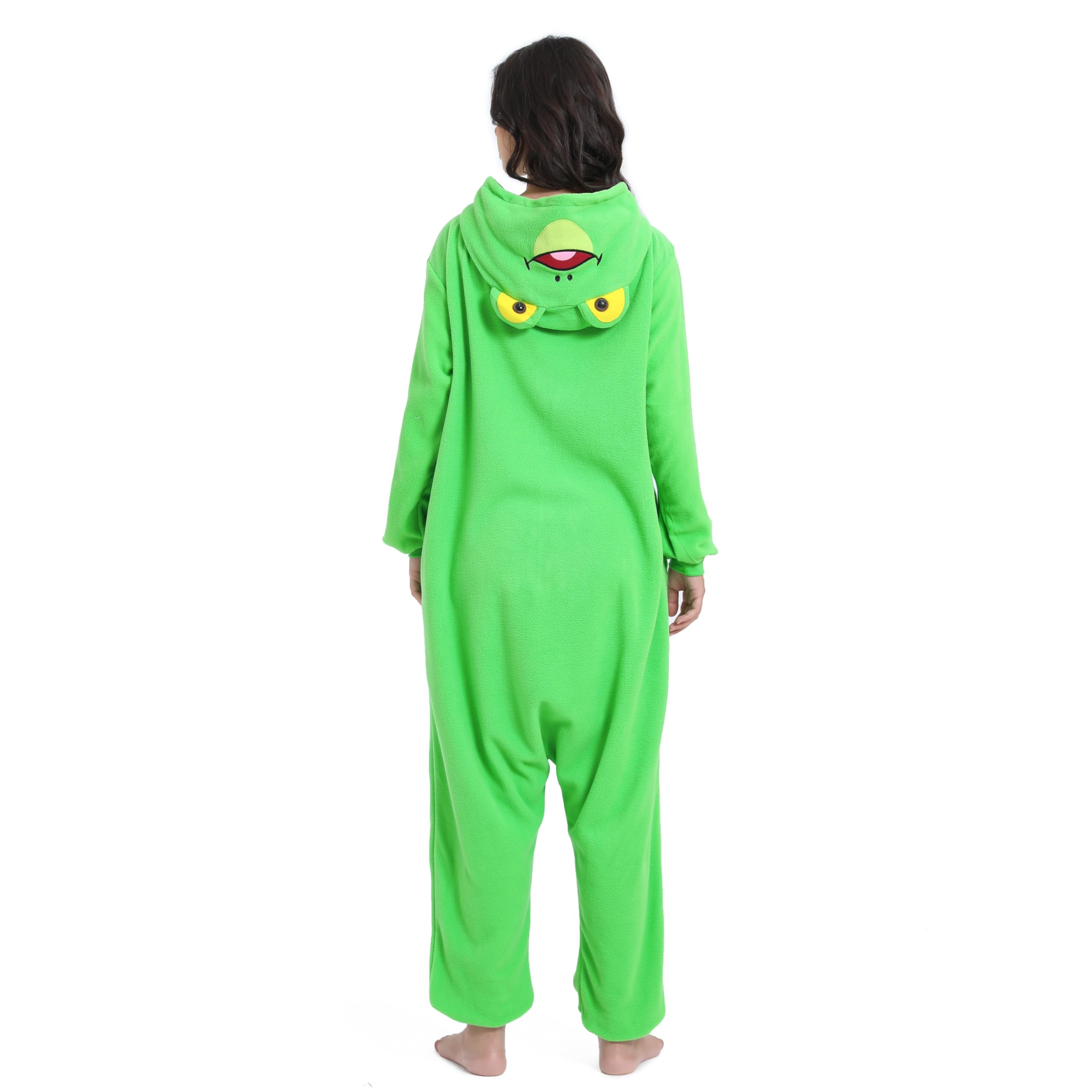 NAITOKE Disfraz de animal para adultos, disfraz de Halloween, pijama de una pieza para mujeres, hombres y adolescentes
