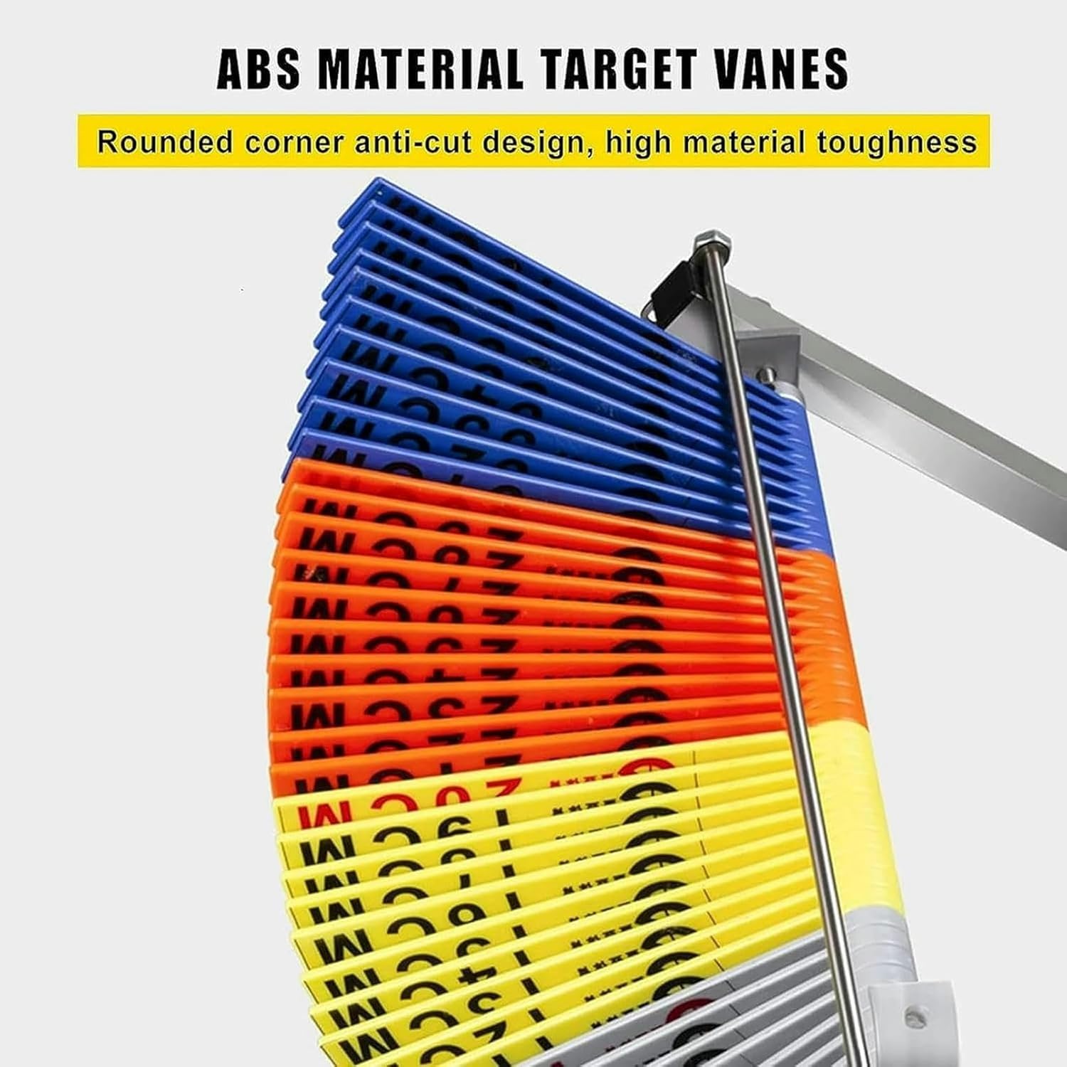 FLTRGO Wall Mounted Vertical Jump Tester, Volleyball Training Jump Equipment, Sport ABS Plastic Target Vanes, Jump Measurement Test Stick Pole Tool