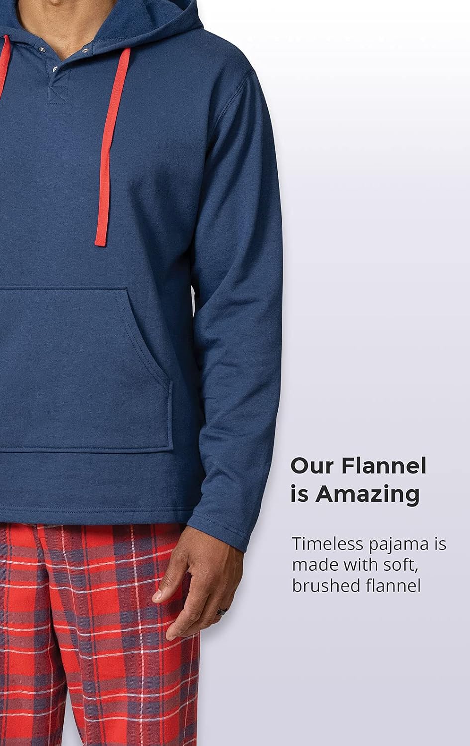 PajamaGram Family Pajamas Matching Sets - Family PJs, Red & Blue Plaid, Pets SM - Image 5