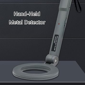 Foldable Handheld Metal Detector, Foldable High Sensitivity Lightweight Metal Detector for Treasures and Underwater Exploration