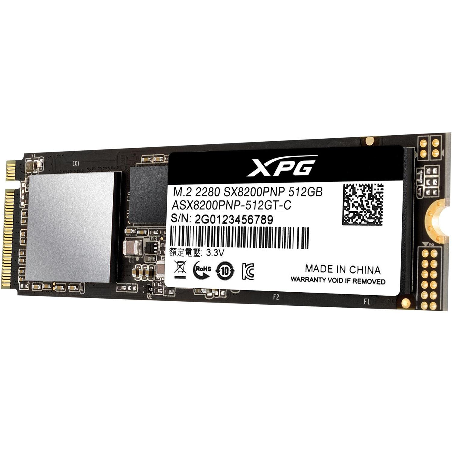 内蔵型SSD NVME SSD 2TB XPG SX8200 Pro Amazon.com: XPG SX8200 Pro 512GB 3D NAND NVMe Gen3x4 PCIe M.2 2280