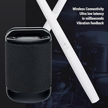 Electronic Drum Set, Virtual Air Drum, Portable 3D Motion Pocket Drum, Virtual Reality Air Drumsticks, Play Drum Anywhere Anytime, for Beginners