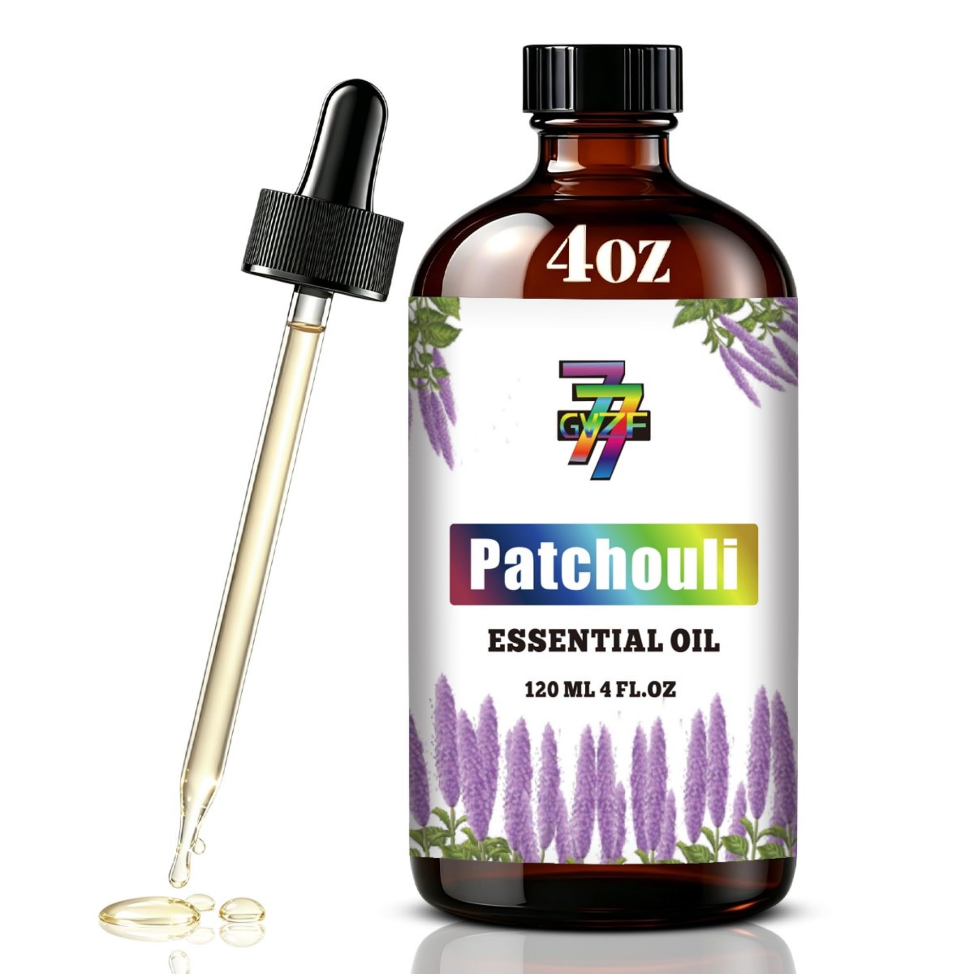 Patchouli Essential Oil for Diffuser Massage Patchouli Oil 4 fl oz
