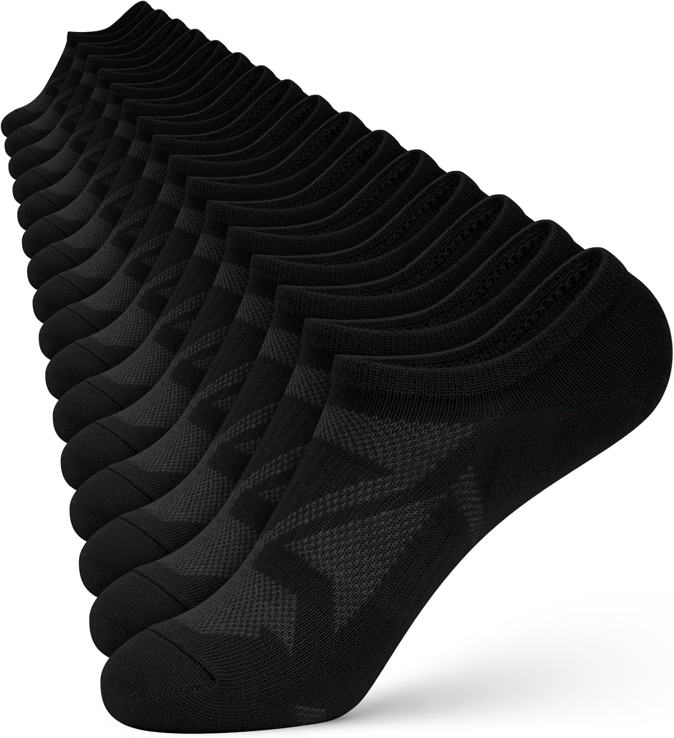 wernies No Show Socks Women – 8 Pairs Ankle Socks for Women, Low Cut Socks Short Cotton Socks, Invisible Casual Socks