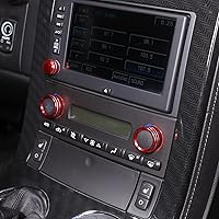 Vista 3 de PIUGILH Cubierta de Perilla de Ajuste de Volumen de Aire Acondicionado Compatible con Corvette C6 2007-2013 Accesorios Interiores, Cubierta