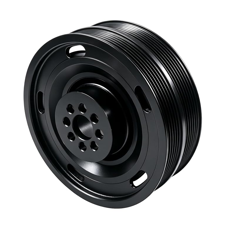 Polia do virabrequim com amortecedor harmônico Flynsu 06E105251E para Audi e VW – 1 unidade