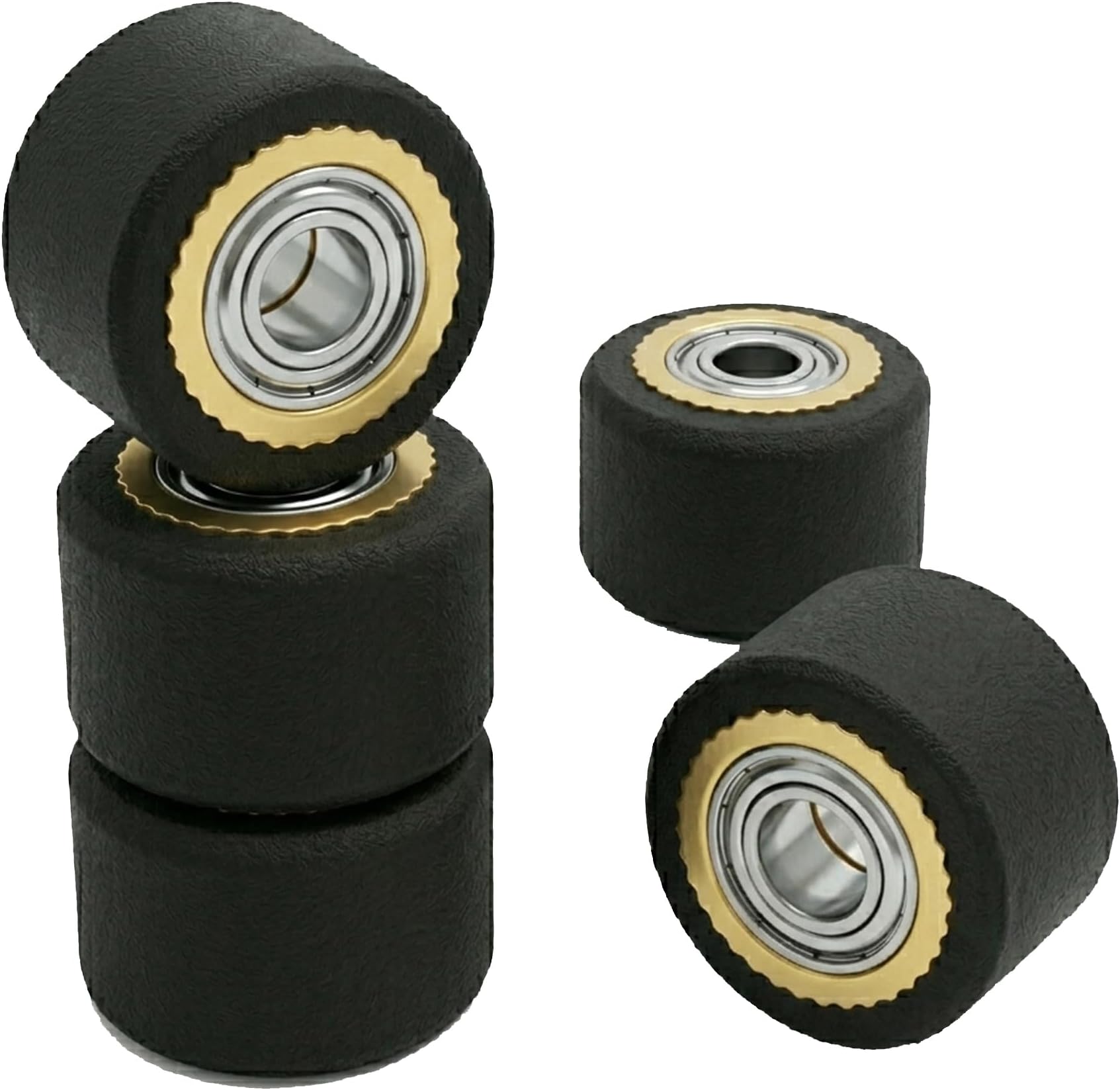 TUONAI 5 Pcs HQ Pinch Roller for Roland GCC LiYu Rabit Pcut Mimaki Graphtec Iolion Summa USCutter Brother Silhouette Cameo Mutoh Cutter Plotter 4x11x16