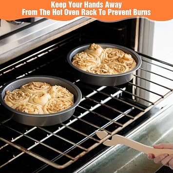 Oven Rack Puller Stick 11 Inch Wood Oven Push Pull Stick Tool With Long Handle Toaster Accessories Pull Out Hot Racks Safely For Kitchen Air Fryer