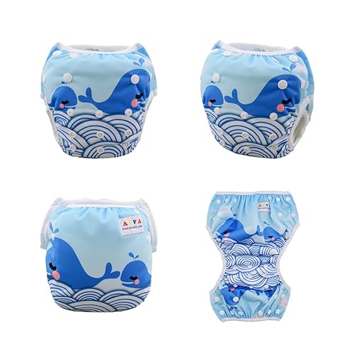 Miniatura 3 de ALVABABY - Pañales de natación (2 unidades, reutilizables)