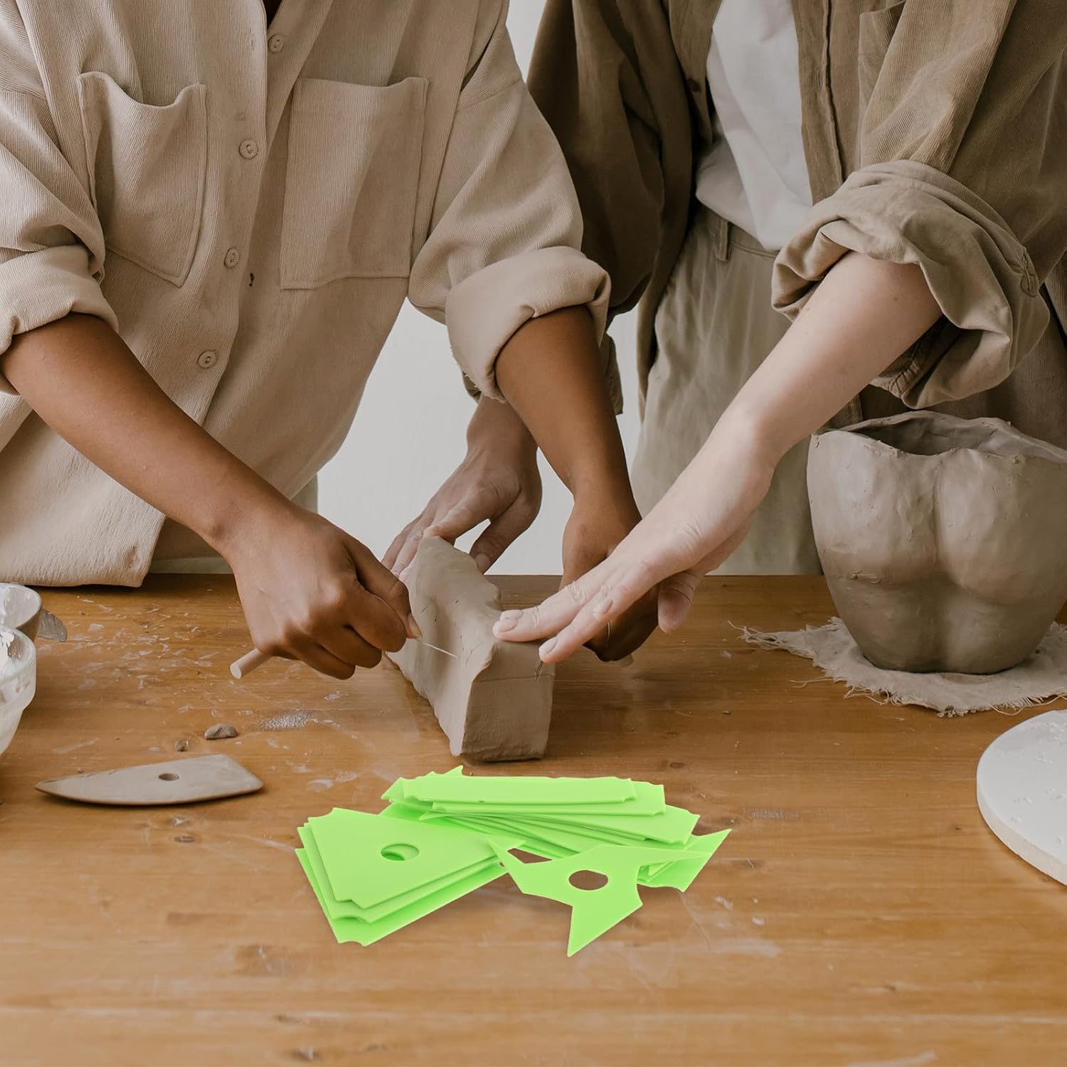 Ceramic Pottery Tools Set Plastic, for Beginners and Professionals
