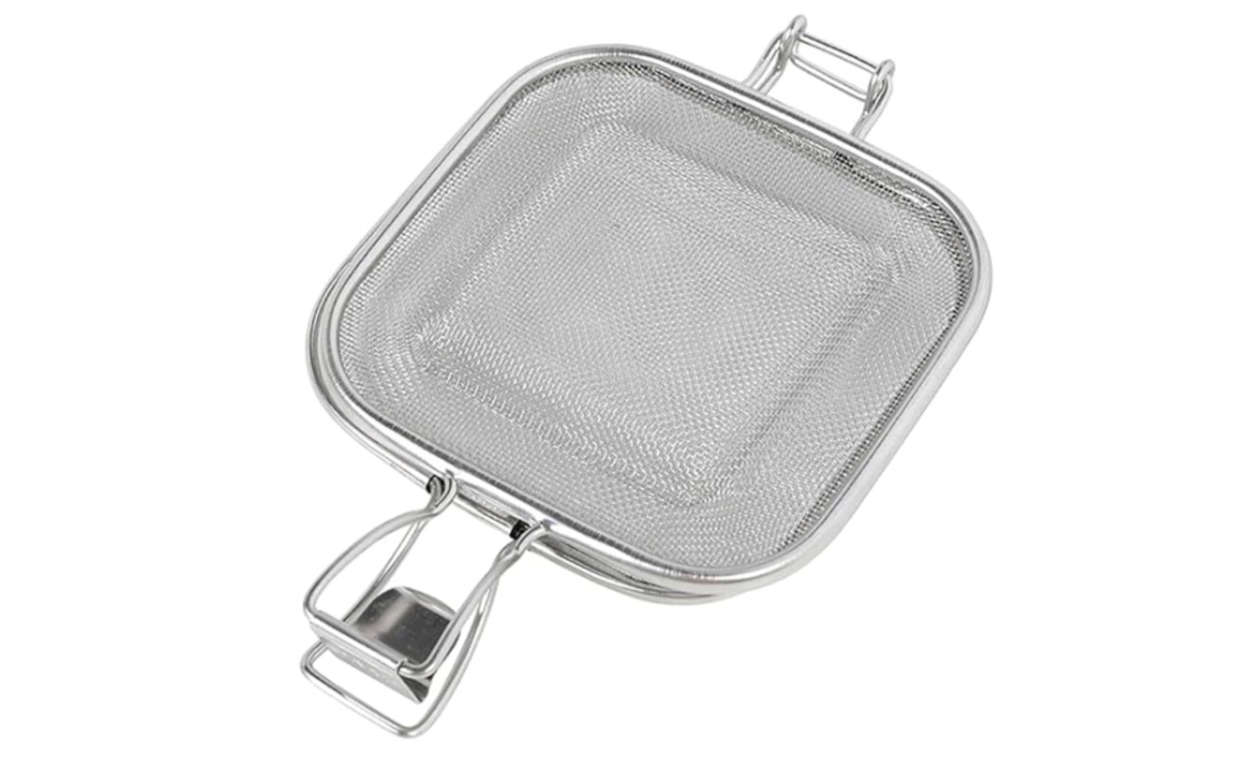 Prostuff.in® 1 Pcs Stainless Steel Sandwich Cage – Non-Stick Bread Toast Rack– Portable Sandwich Maker for Gas Stove, Camping, and Kitchen Use – Foldable Handle (silver)-image-39