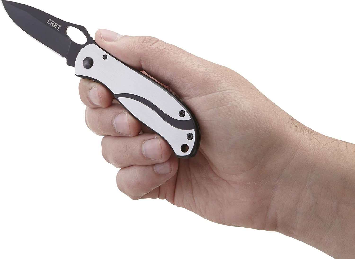 CRKT Pazoda Black Folding Pocket Knife, Plain Edge 6480K
