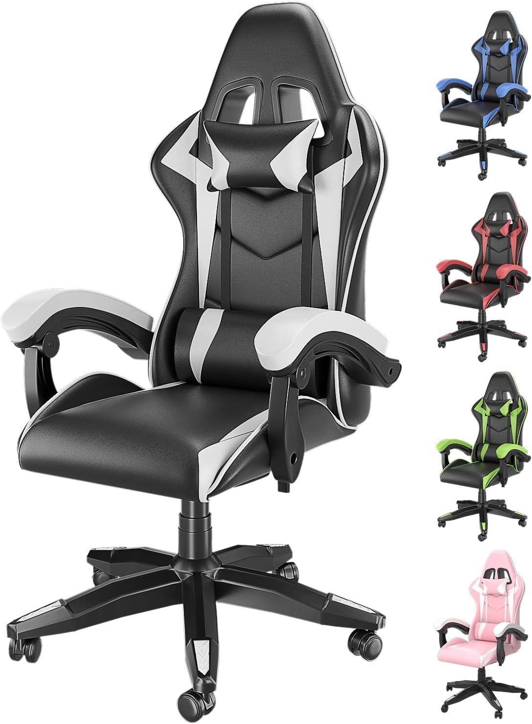 Racingreat gaming chair office chair, Headrest&Lumbar Pillow, PU