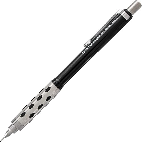 Miniatura 3 de Pentel GraphGear 800 - Lápiz de dibujo mecánico (0.028 in), barril azul, paquete de 12 (PG807C)