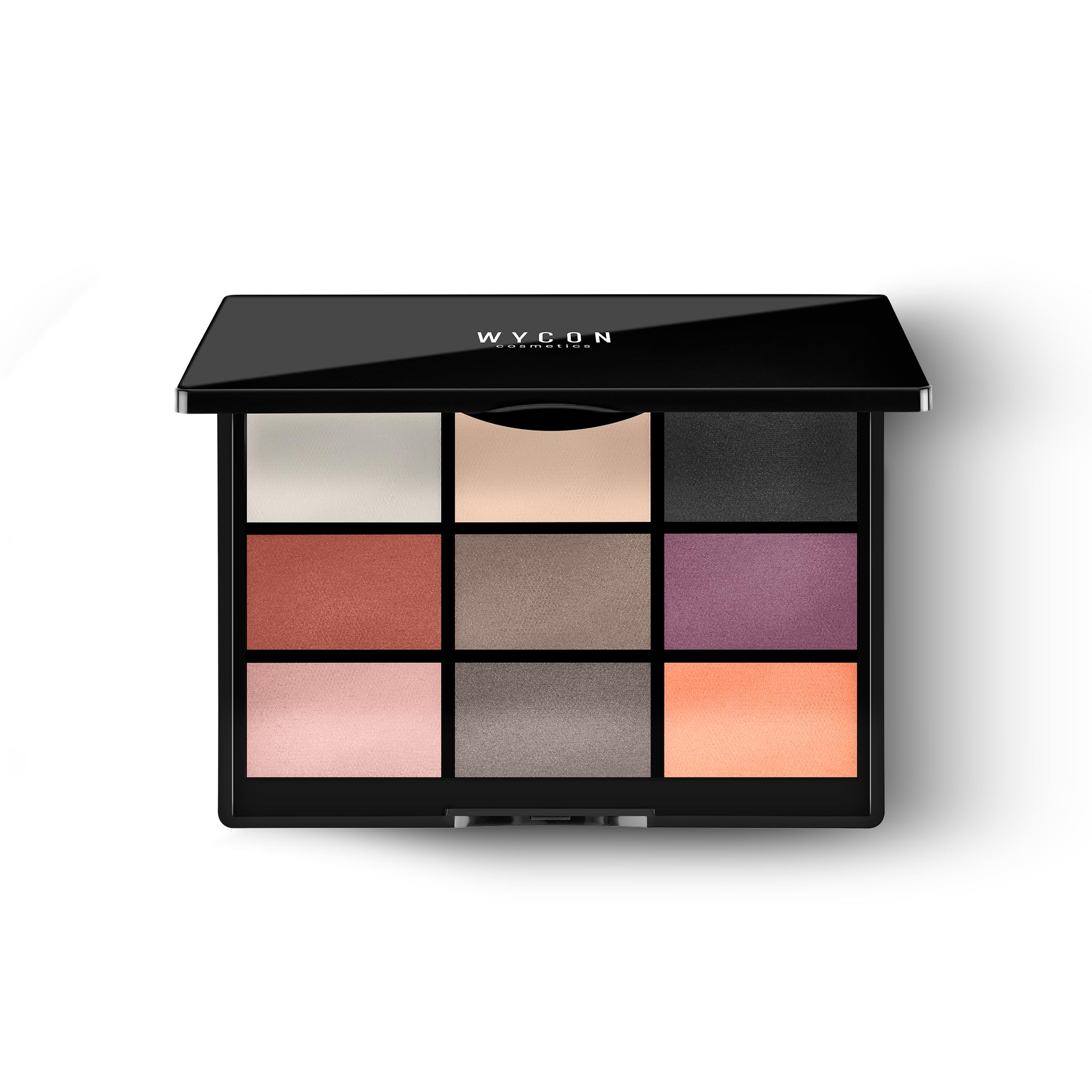WYCON cosmetics QUICK PALETTE EYESHADOW MATT - Paleta de sombras de ojos con efecto mate, 12 tonos