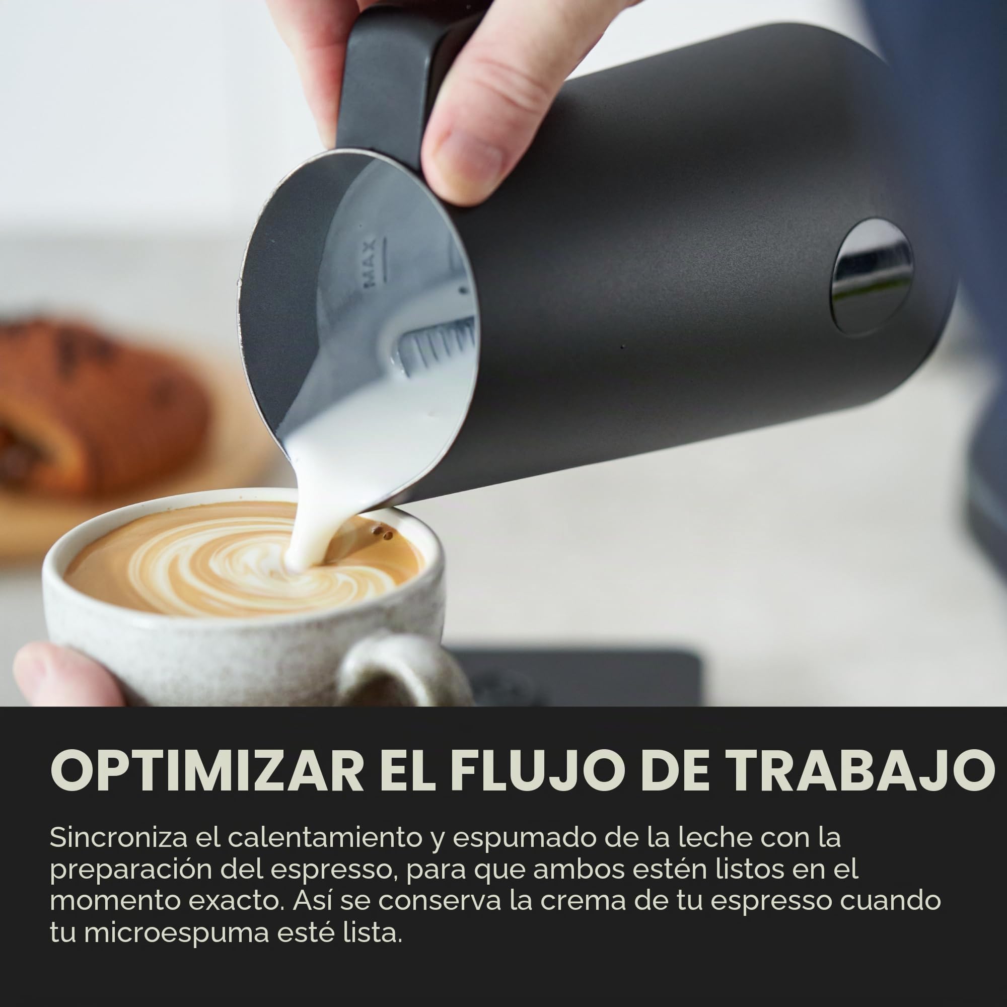 Subminimal NanoFoamer Pro Gen-2 – Máquina de leche de espuma de microespuma revolucionaria para espuma de calidad de café, accesorios para leche y leche vegetal, regalo perfecto para café