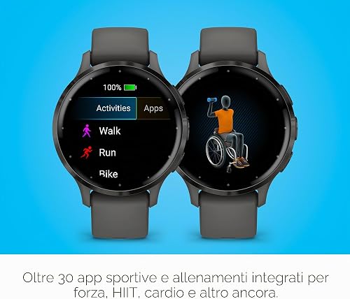 Garmin Venu 3S, Montre GPS connectée sport & santé AMOLED, Sauge, 41mm - 5