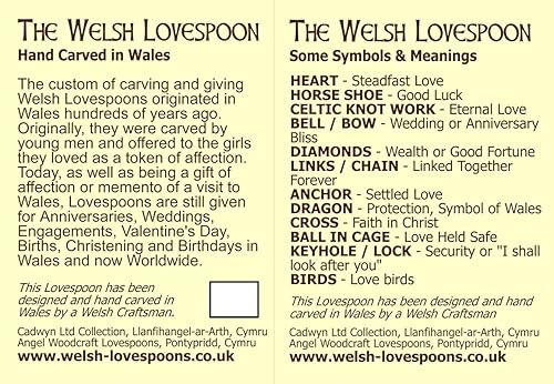 Miniatura 5 de Cuchara tradicional celta de amor, grabado gratuito de nombres y fecha