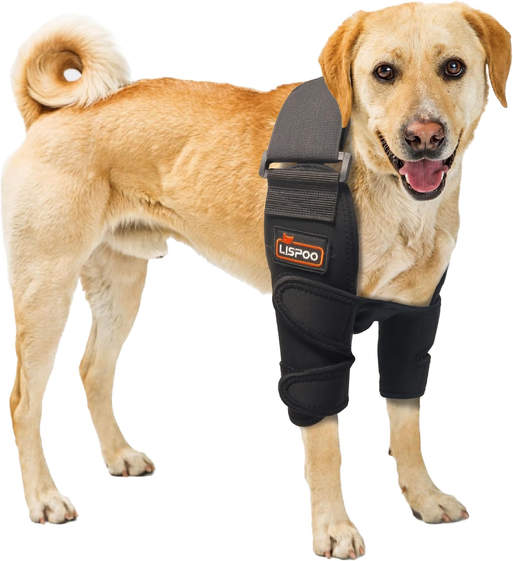OPSELU Dog Elbow Protector,Adjustable Straps Dog Shoulder