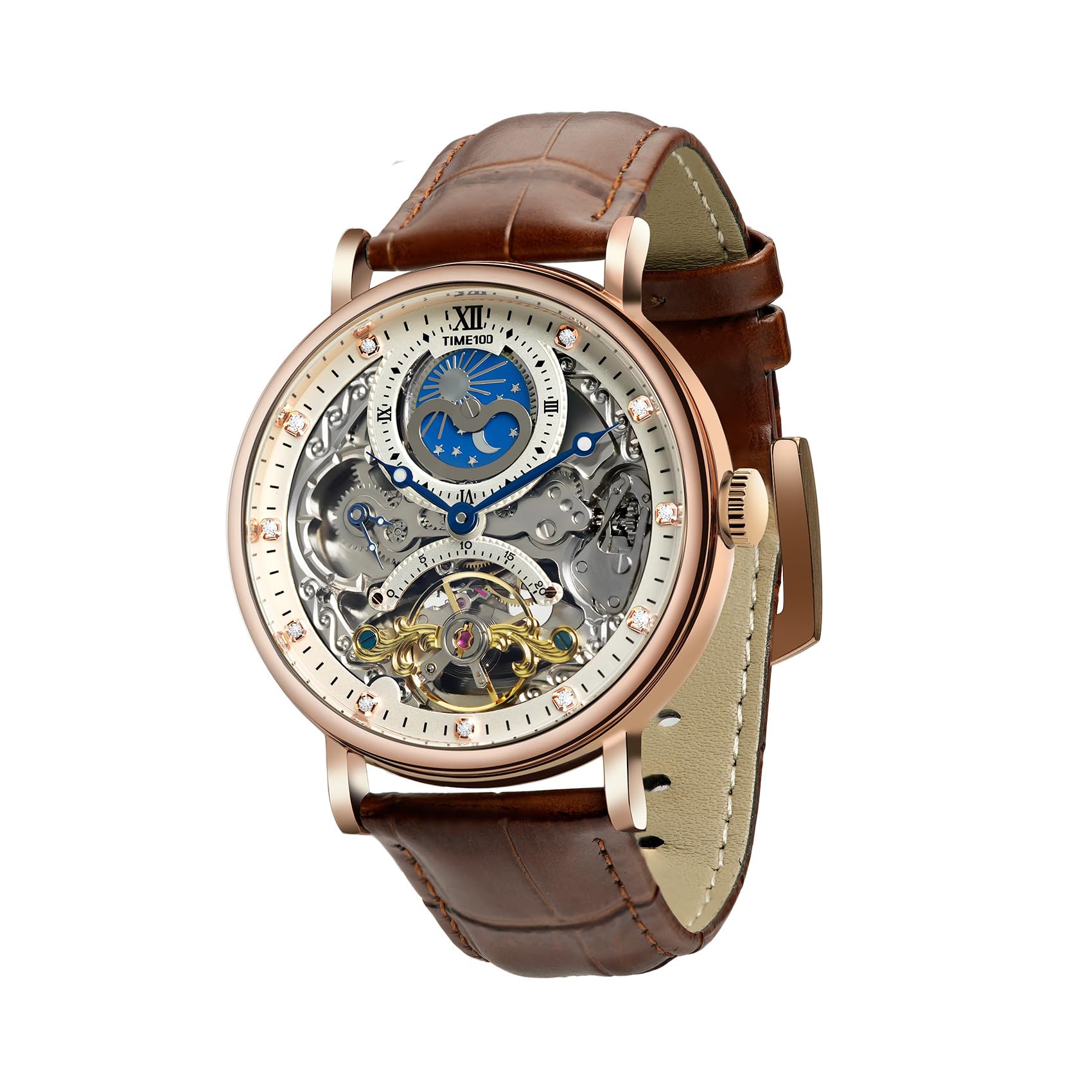 TIME100®　腕時計　牡牛座 Amazon.co.jp: Time100 星座 腕時計 レディース 夜光ハート型