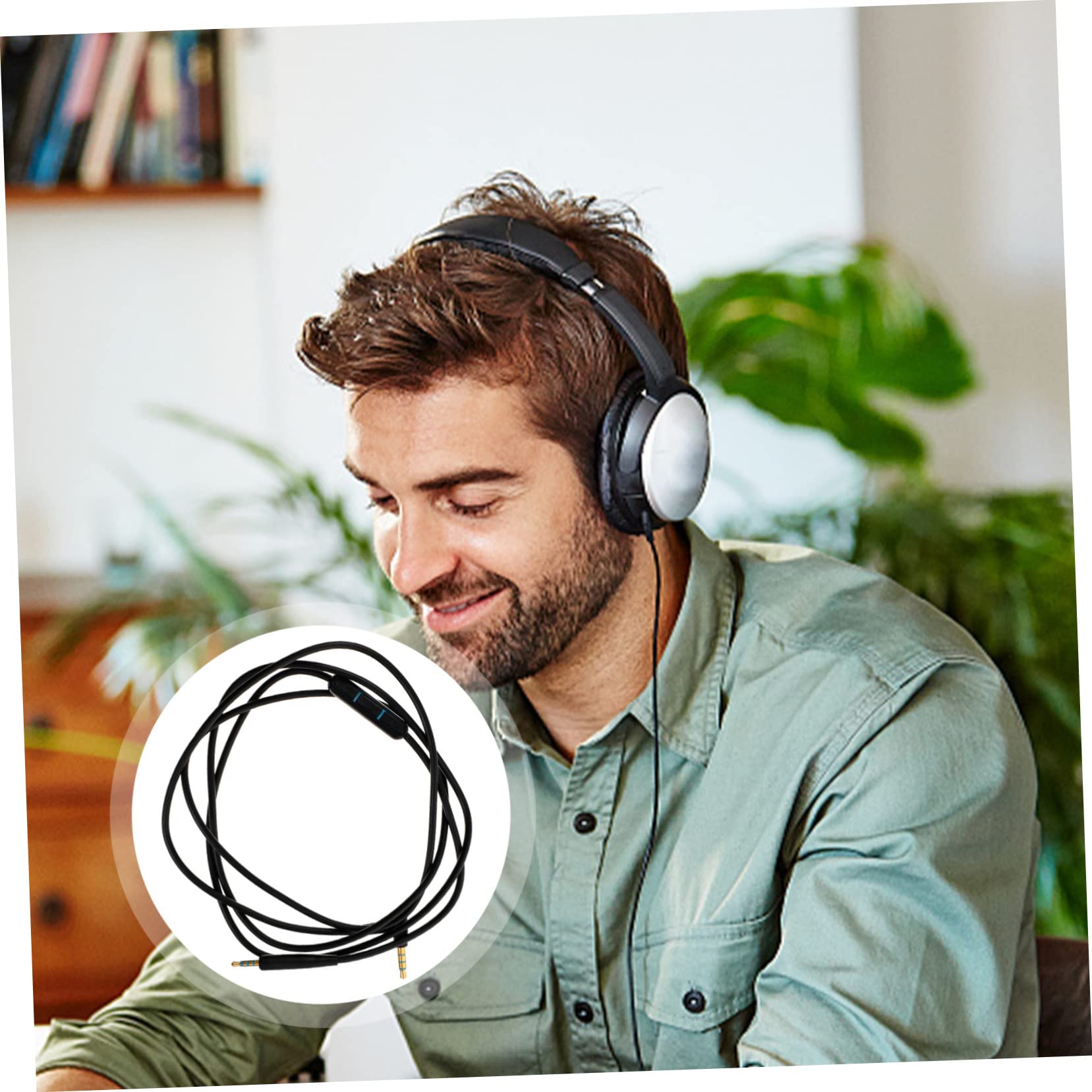 jojofuny 5piezas Cable De Audio De para Auriculares Compatible Dispositivos y Estable y para
