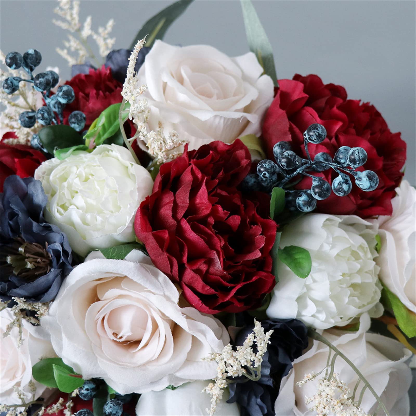 Bouquet da sposa a cascata, orchidee galattiche, gigli, calle Picasso, ortensie blu, bouquet a goccia, set di bouquet, - Italia