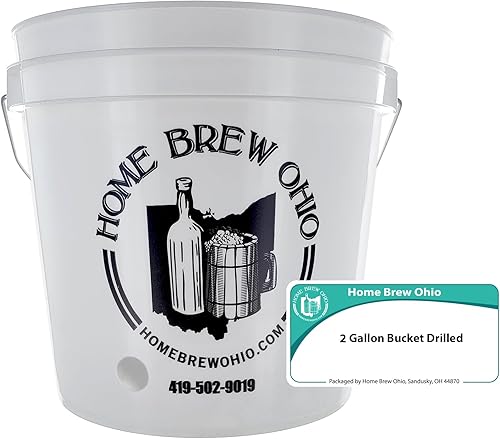 Miniatura 2 de Home Brew Ohio Cubo de embotellado de plástico de 2 galones (solo cubo)