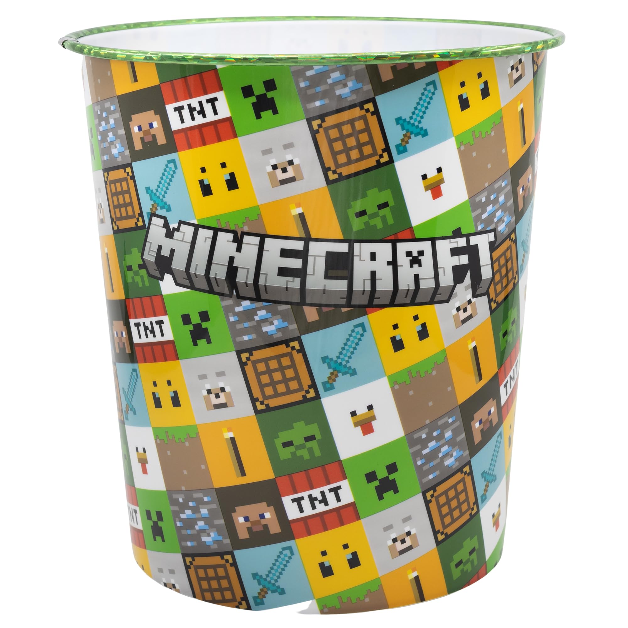 Stor PAPELERA MINECRAFT PIXEL ZWD