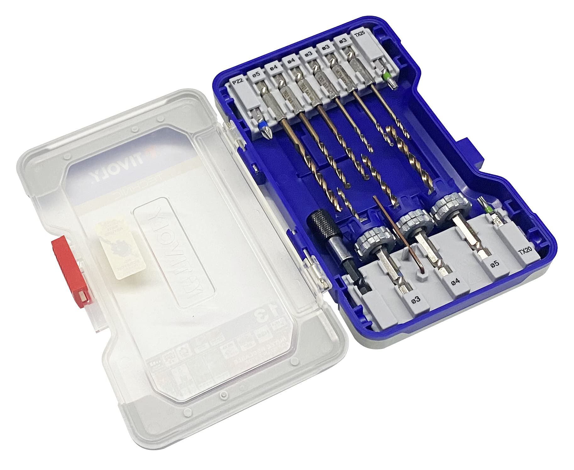 Tivoly 11900770001 Ranger - Set di punte per trapano HSS + archetti speciali per terrazza
