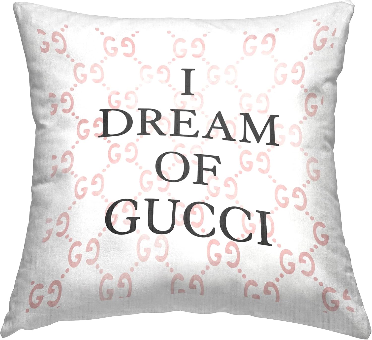 Stupell Industries Trendy Upscale Fashion Brand Glam Phrase Design by Daphne Polselli Throw Pillow
