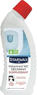 STARWAX - Gel Détartrant Décapant Surpuissant - WC et fosses septiques - Détartre en Profondeur - Efficace même sous l'Eau - Formule Concentrée - Fabriqué en France - 750ml