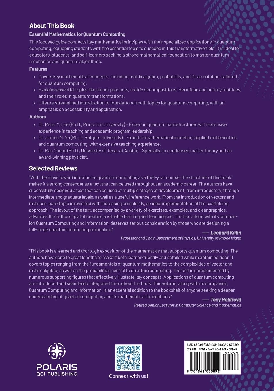 Mathematical Foundations of Quantum Computing: A Scaffolding Approach