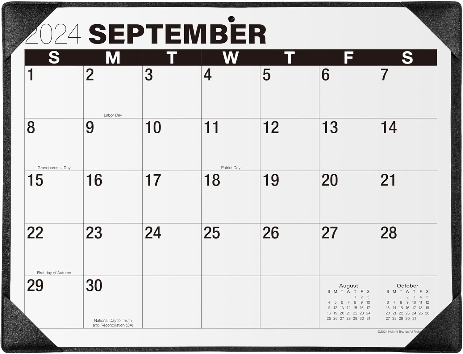 Nekmit Desk Calendar July 2024-2025, Large Print Philippines | Ubuy