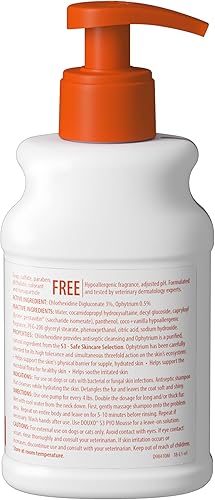 Miniatura 9 de Douxo S3 Pyo Shampoo, Contains 3% Chlorhexidine & 0.5% Ophytrium, Antiseptic & Hydrating, For Bacterial or Yeast Skin Infections, For Dogs and Cats
