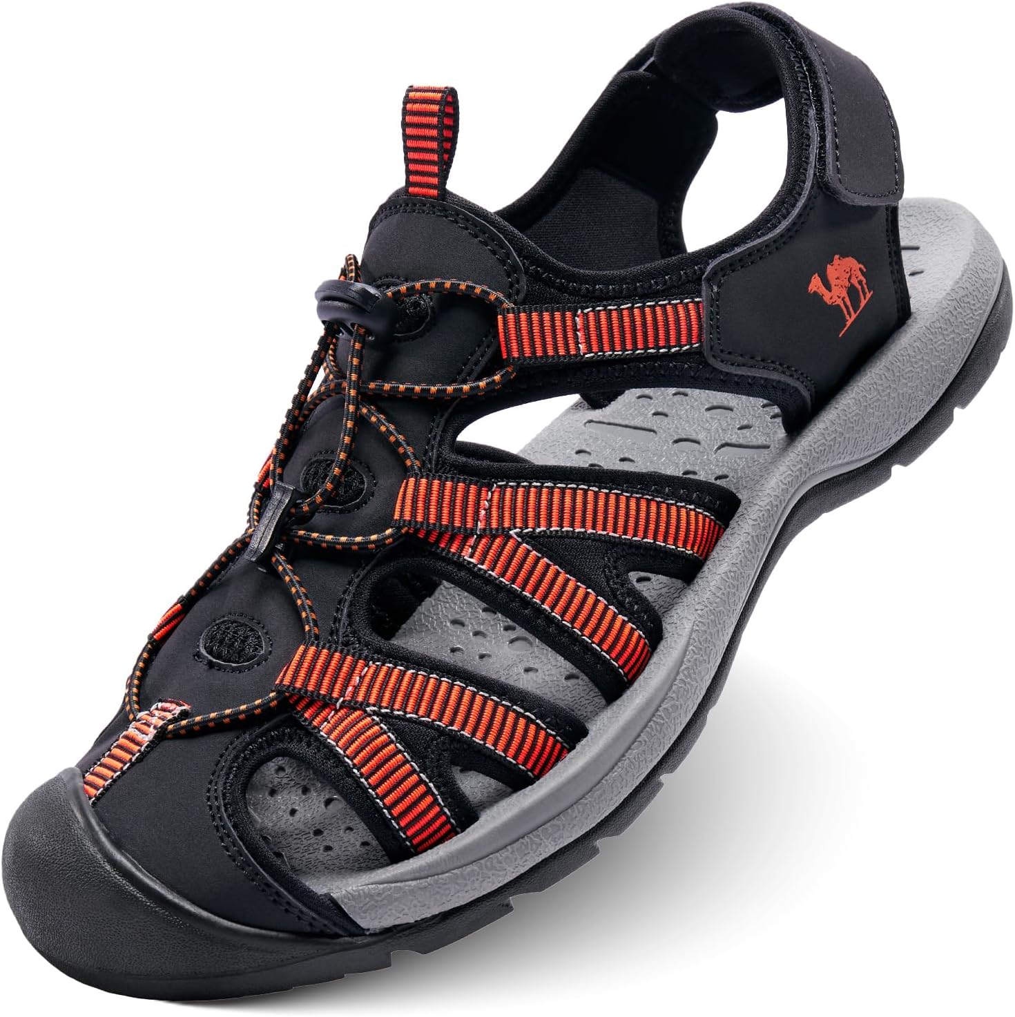CAMELSPORTS Men's Hiking Sandals Closed Toe Outdoor Beach Sandal Waterproof Sport Fisherman Sandals Water Shoes