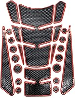 Vista 7 de 1 juego de calcomanías doradas universales 3D para tanque de combustible de motocicleta, protector de tanque de combustible autoadhesivo