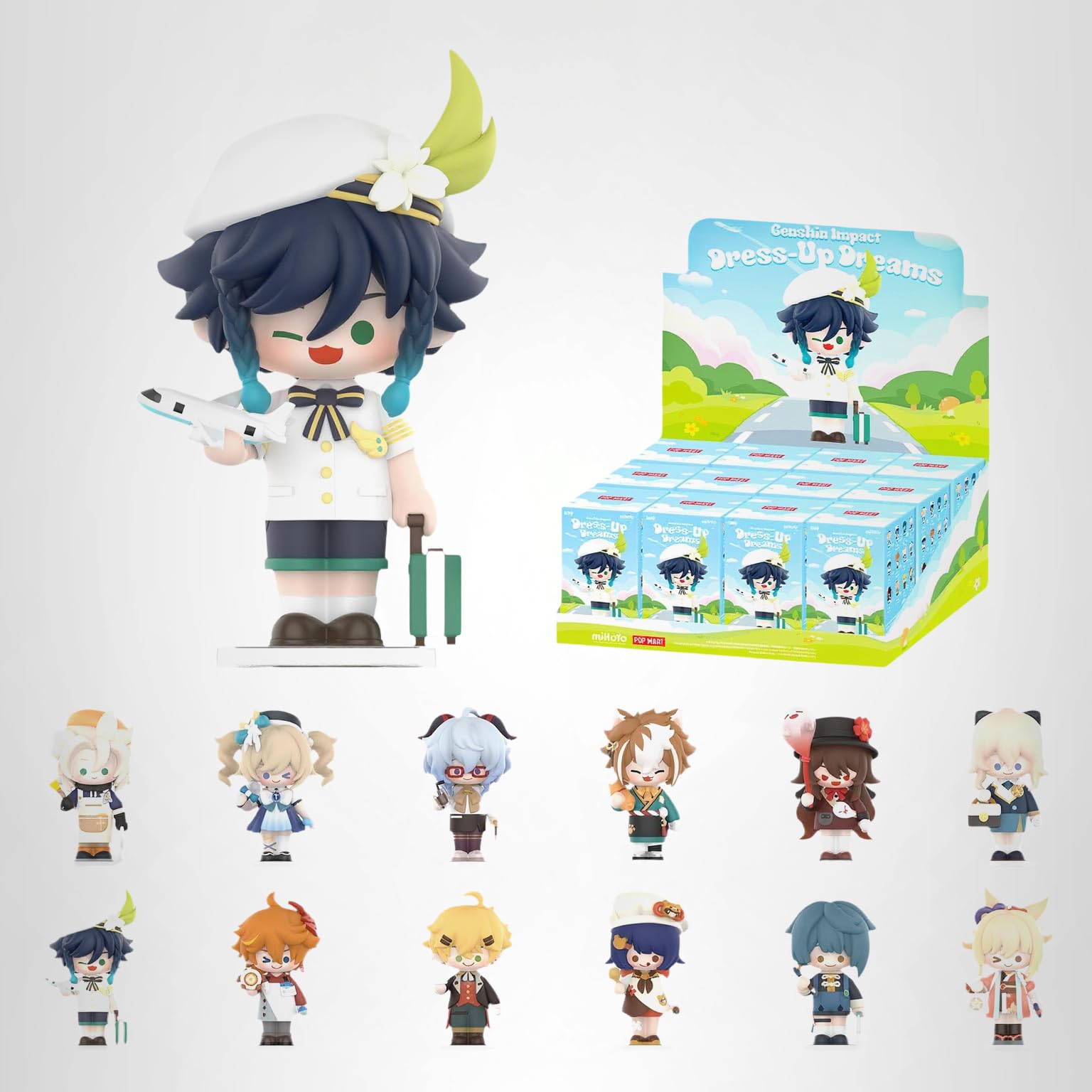ゲームキャラクター POP MART Genshin Box 12 Pieces Amazon.com: POP MART Genshin Impact Dress-Up Dreams - Figuras