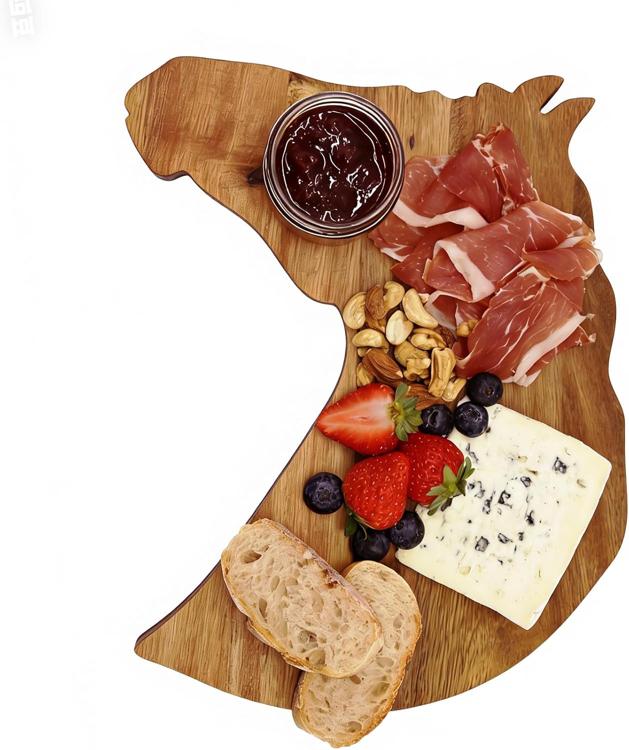 Small Wood Charcuterie Cheese Board, Set of 2 Dachshund Dog Shaped Solid Acacia Wood Serving Board Serving Platter Wooden Tray Dinner Plates Novelty Kitchen Gifts